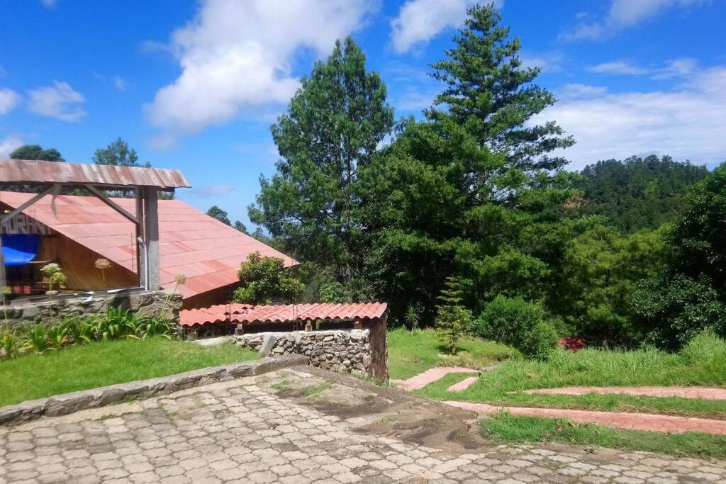 El Pacifico Cabana Con Banera Y Chimeneas En Puesta De Sol מראה חיצוני תמונה
