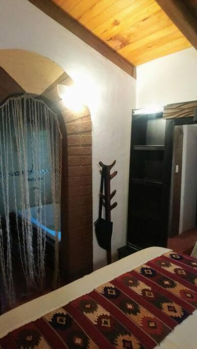 El Pacifico Cabana Con Banera Y Chimeneas En Puesta De Sol מראה חיצוני תמונה