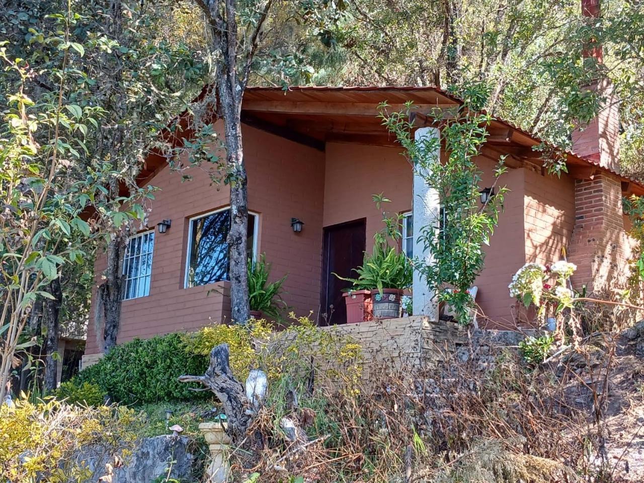 El Pacifico Cabana Con Banera Y Chimeneas En Puesta De Sol מראה חיצוני תמונה
