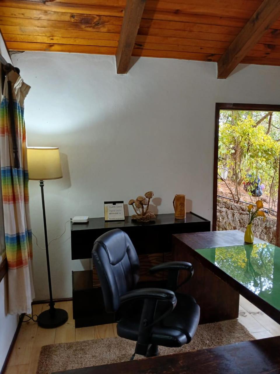 El Pacifico Cabana Con Banera Y Chimeneas En Puesta De Sol מראה חיצוני תמונה