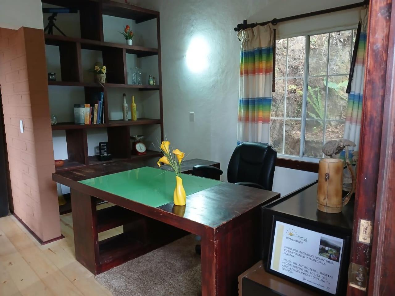 El Pacifico Cabana Con Banera Y Chimeneas En Puesta De Sol מראה חיצוני תמונה